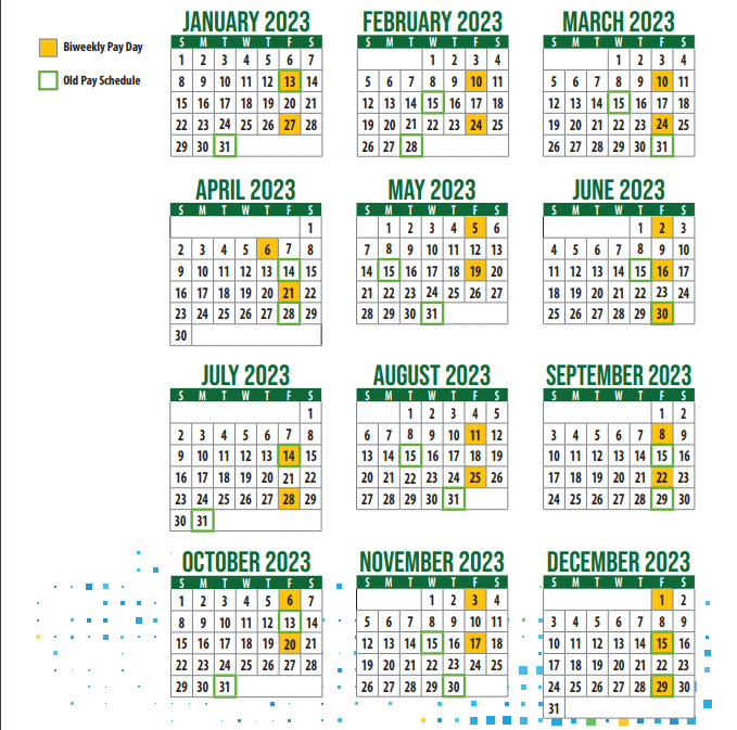 Biweekly Payroll Calendar
