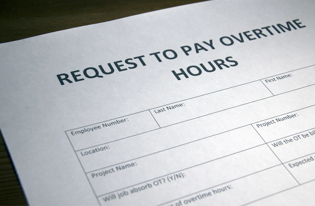 Request to pay overtime hours form