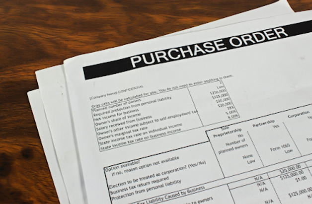 Purchase order document
